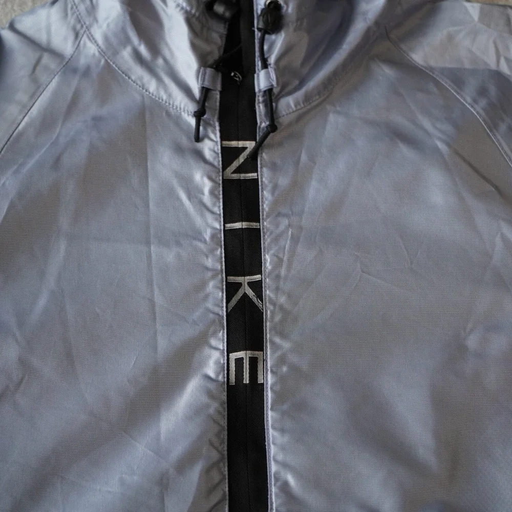 Vintage Nike 90's Quarter Zip Windbreaker Hooded Small‎